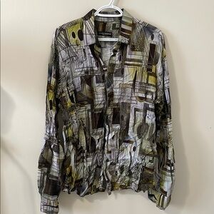 DOLCE & GABBANA Abstract Patterned Button-Up Shirt